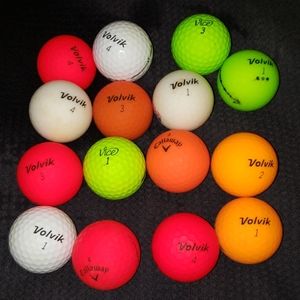 15 matte finish golf balls